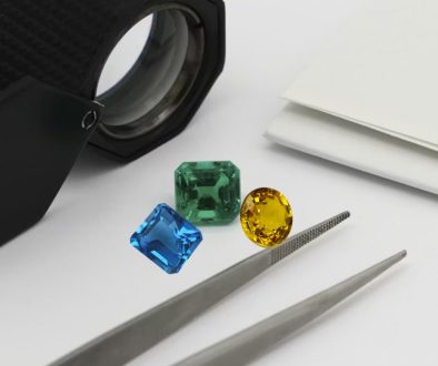 Collection of natural Sri Lankan sapphires and Afghan emeralds showcasing their vivid colors, unique origins, and high-quality gemstone characteristics for identification and e-commerce display.